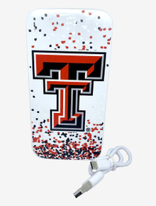 Texas Tech Red Raiders "Confetti" Portable Wireless Charger