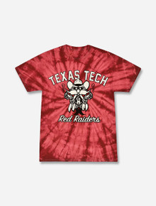 Texas Tech Dynamic Raider Red Team Color Tie Dye YOUTH T-Shirt