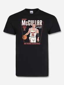 Texas Tech Basketball Official NIL "Kevin McCullar Action Shot" T-Shirt