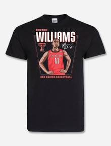 Texas Tech Basketball Official NIL "Bryson Williams Action Shot" T-Shirt