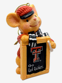 Texas Tech Holiday Mouse Ornament