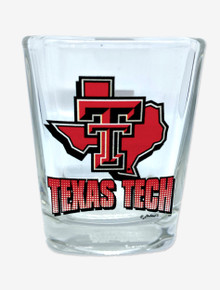 Texas Tech Lone Star Pride Square Shot Glass