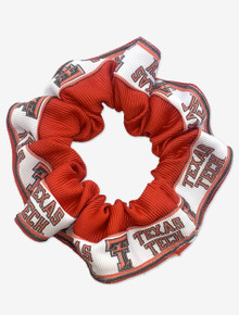 Texas Tech Double T "Solid Twister" Scrunchie