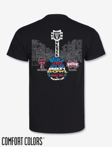 Texas Tech vs Mississippi State Liberty Bowl "Wreck Beale Street" Black COMFORT T-Shirt