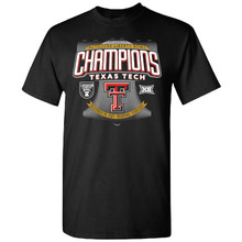 Texas Tech Liberty Bowl "Champions" On The Field Black T-Shirt