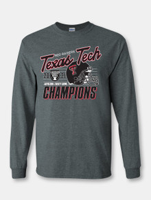 Texas Tech Liberty Bowl "Helmet" Grey Longsleeve T-Shirt