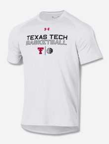 Under Armour Texas Tech Basketball "Swing-Man" Short Sleeve White T-Shirt