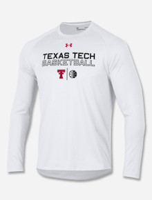 Texas Tech Under Armour Basketball "Swing-Man" White Long Sleeve