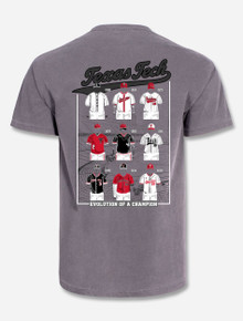 Texas Tech Red Raiders "Evolution of Baseball" Short Sleeve T-shirt