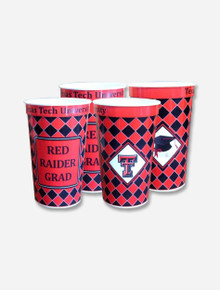 Texas Tech Red Raider Grad 4 Pack Souvenir Cup