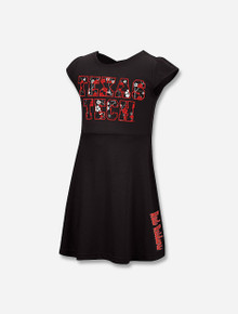 Arena Texas Tech Raider Red "Merry-Go-Round" TODDLER Dress 