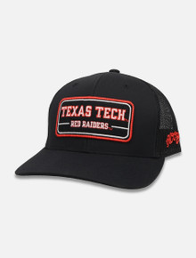 Hooey Hat with Vintage Red Raiders Patch Snapback Cap Front