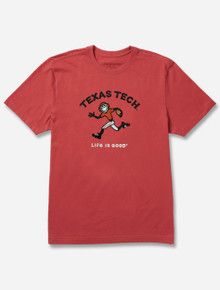 Texas Tech Red Raiders Life is Good "Football Touchdown" T-Shirt