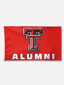Texas Tech Red Raiders Double T over Alumni 3'x5' Deluxe Flag