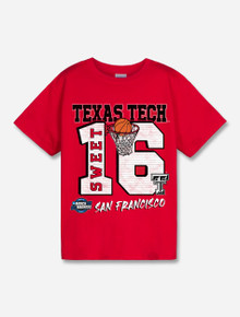 Texas Tech Red Raiders 2022 Sweet 16 "Retro San Fran" YOUTH T-Shirt
