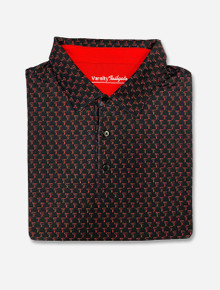 Texas Tech Varsity Tailgate "Repeating Double T" Men's Polo