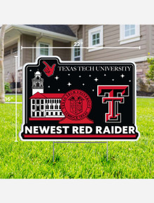 Texas Tech Red Raiders "Newest Red Raider" Lawn Sign