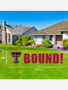 Texas Tech Red Raiders Large "Bound" Lawn Sign