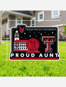 Texas Tech Red Raiders "Proud Aunt" Lawn Sign