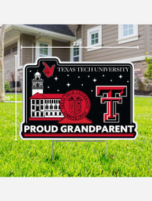 Texas Tech Red Raiders "Proud Grandparent" Lawn Sign