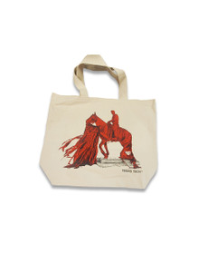 Texas Tech "Soapsuds" Large Canvas Tote Bag  