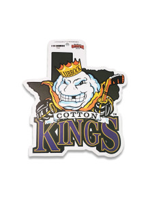 Lubbock Cotton Kings Hockey Vinyl Decal  