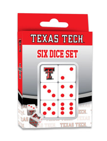 Texas Tech "Six Dice Set"  