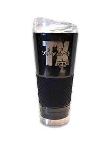 Texas Tech Red Raiders "Onyx Draft" Double Walled Travel Tumbler  