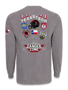 Texas Tech 2022 Official Wreck 'Em Tech LIMITED EDITION "Top Gun" Game Day Pepper Long Sleeve T-Shirt