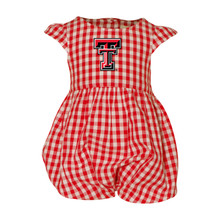 Garb Texas Tech Gingham "Cara" INFANT Dress  