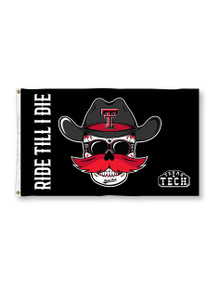 Texas Tech "Till I Die" Skull 3'x5' Deluxe Flag  
