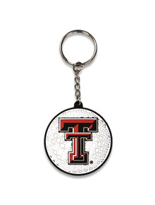 Texas Tech "Golf" 3D Rubber Keychain