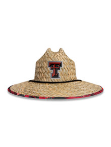Texas Tech Double T "Floral Yacht" Straw Hat  