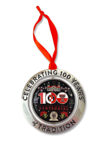 Texas Tech Centennial Limited Edition "100 Year Anniversary" Metal Spin Ornament  