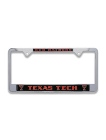 Red Raiders over Texas Tech License Plate Frame  