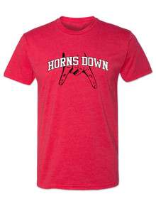 Vintage "Horns Down" Tri-Blend T-shirt