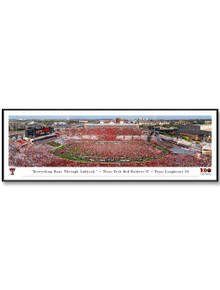 Texas Tech Red Raiders Vs. UT Victory Storming the Field" at Jones AT&T Stadium Standard Frame