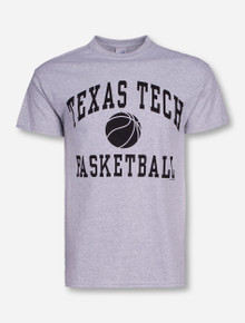 Texas Tech Basketball Heather Grey T-Shirt
