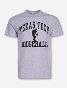Texas Tech Dodgeball Heather Grey T-Shirt