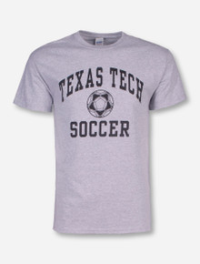 Texas Tech Soccer Heather Grey T-Shirt