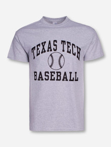 Texas Tech Red Raiders Baseball Heather Grey T-Shirt
