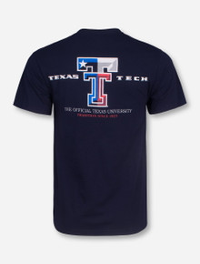 Texas Flag Double T T-Shirt - Texas Tech