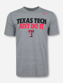 Nike Texas Tech Just Do It Heather Grey T-Shirt
