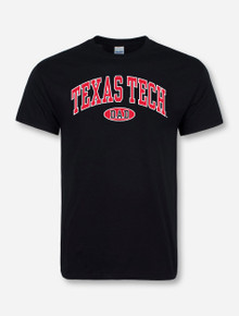 Classic Texas Tech Arch with Dad Black T-Shirt