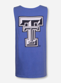 Texas Tech Large Black and White Double T Tank Top