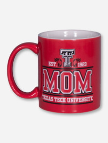 Texas Tech Mom & Double T on Red Coffee Mug
