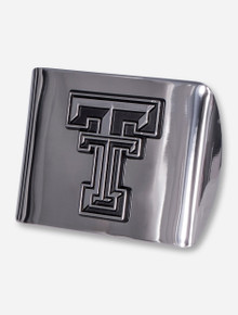 Texas Tech Chrome Plated Double T Hitch Cover