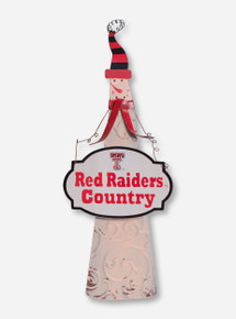 Texas Tech Red Raiders Country Snowman Figurine