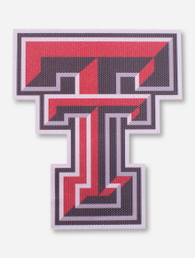 Texas Tech Perforated Double T Window Decal