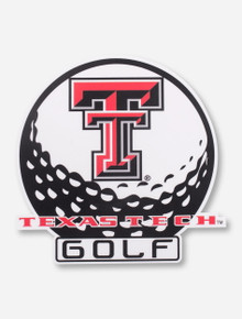 Texas Tech Golf Ball Decal
